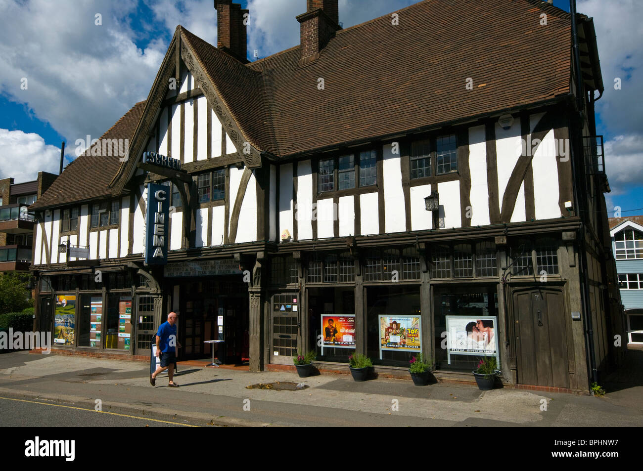 Cinéma écran Station Road West Surrey Angleterre Oxted Banque D'Images