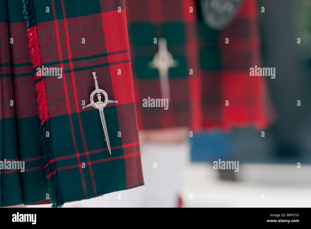 Kilt écossais traditionnel Banque D'Images