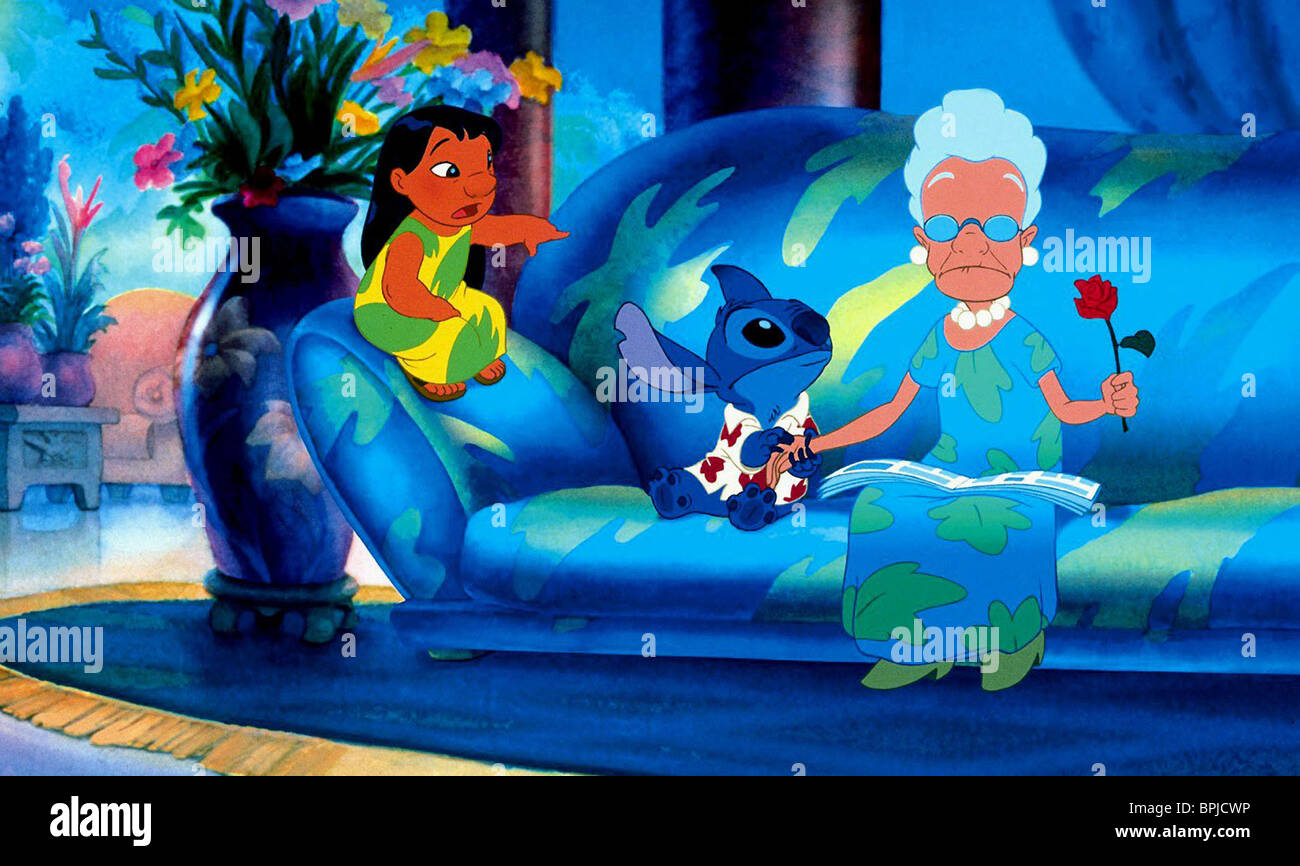 Lilo Stitch Lilo Stitch Stitch Banque d