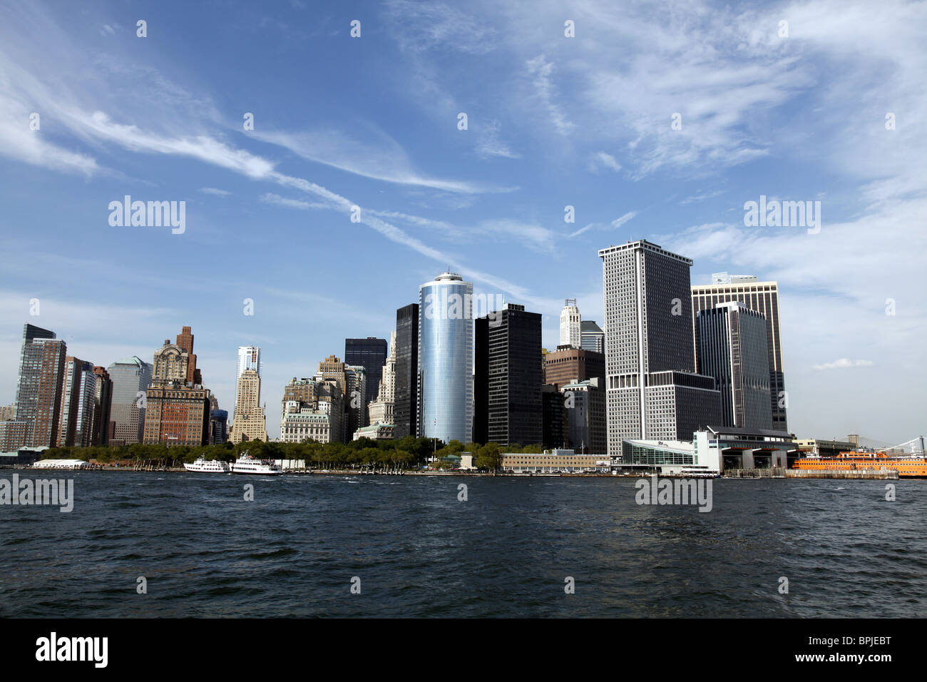 Manhattan Skyline. New York. Nord Banque D'Images