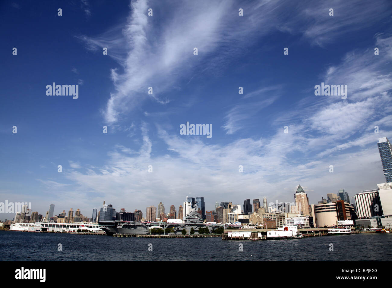 Manhattan skyline. New York. Nord Banque D'Images