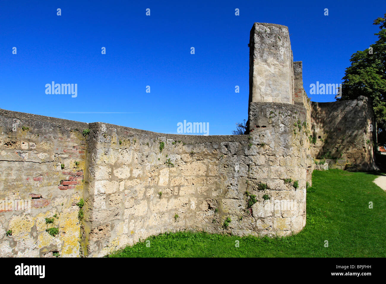 Château de Burghausen, le plus ancien château en Europe 1043 mètres de long, Banque D'Images