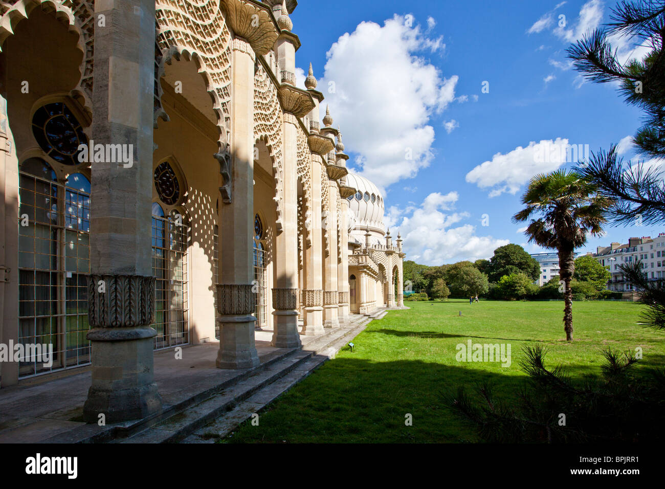 Le Royal Pavilion et motifs, Brighton, Sussex, Angleterre Banque D'Images