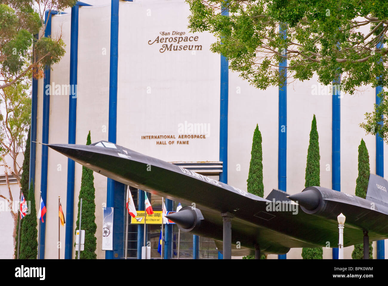 Le San Diego Aerospace Museum de Balboa Park, San Diego, Californie Banque D'Images