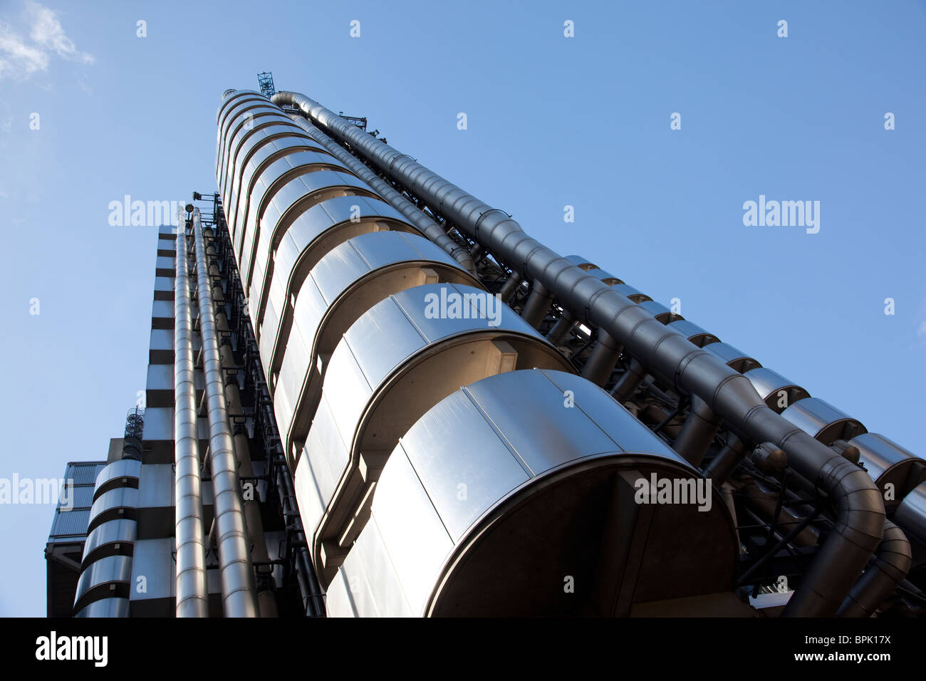 Richard Rogers a conçu le Lloyd's Building sur Lime Street, City of London, UK. Photo:Jeff Gilbert Banque D'Images