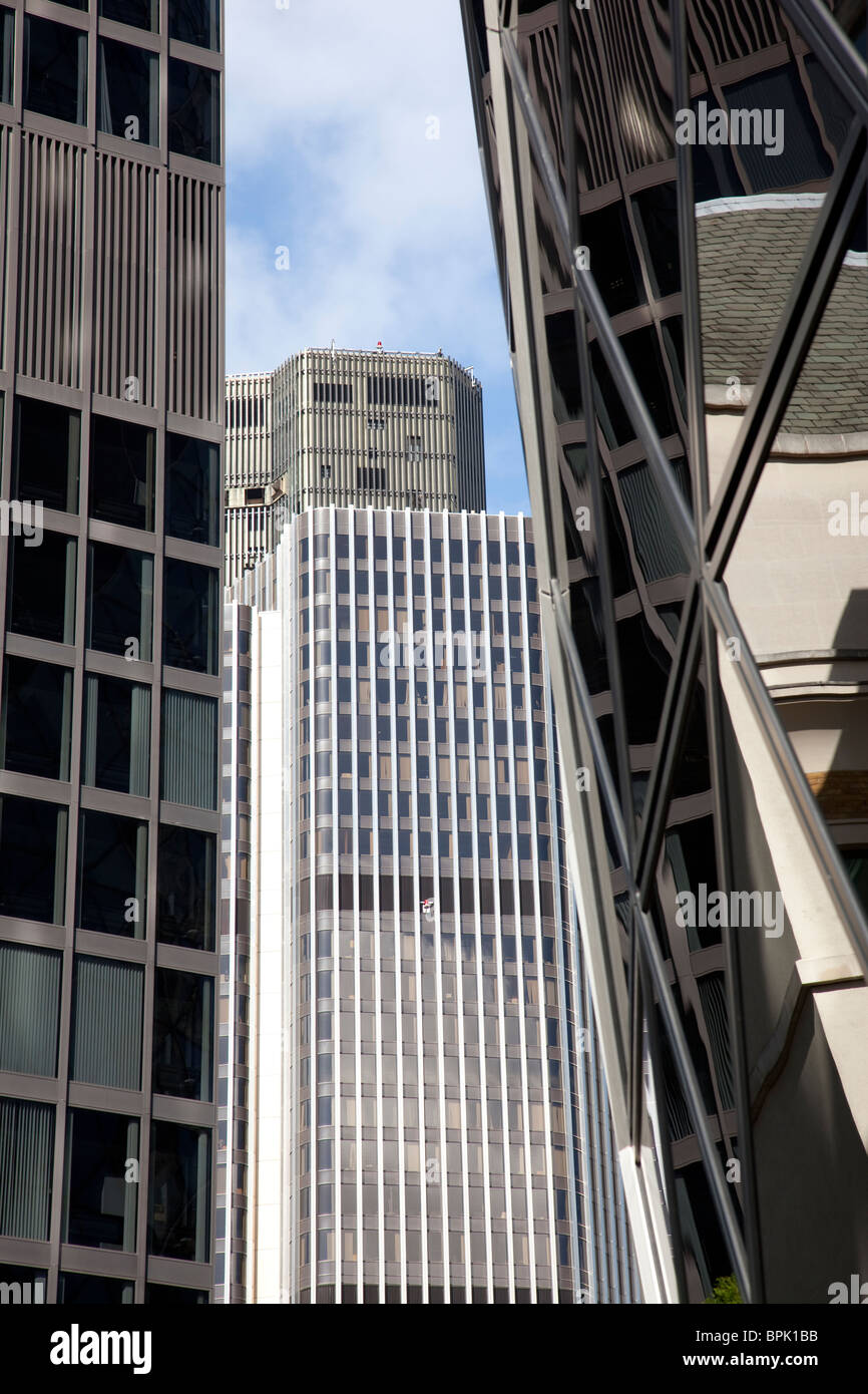 Tower 42, National Westminster Tower, conçue par Richard Seifert, City of London, England, UK. Photo:Jeff Gilbert Banque D'Images