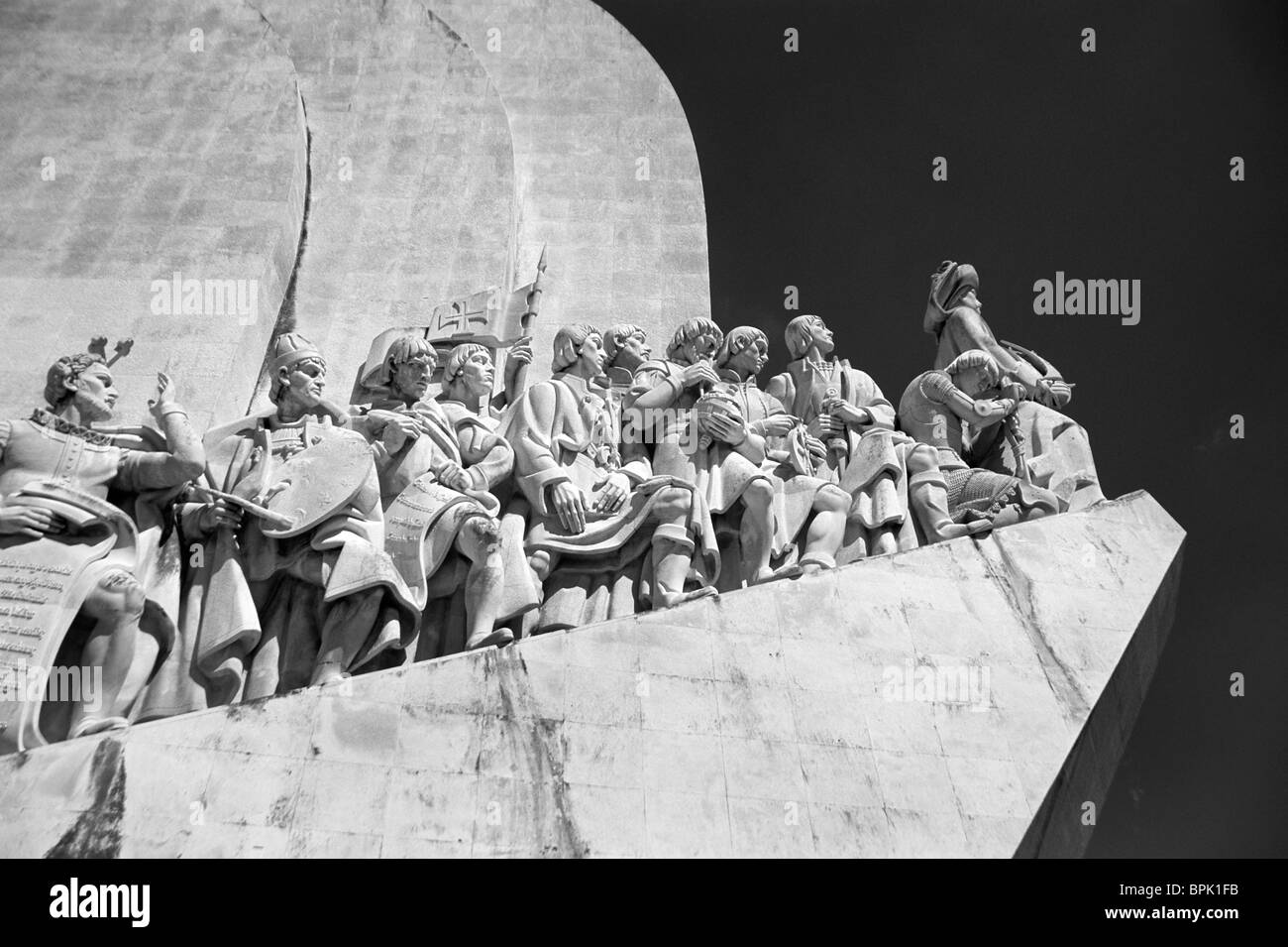 MONUMENT DES DÉCOUVERTES À LISBONNE Banque D'Images