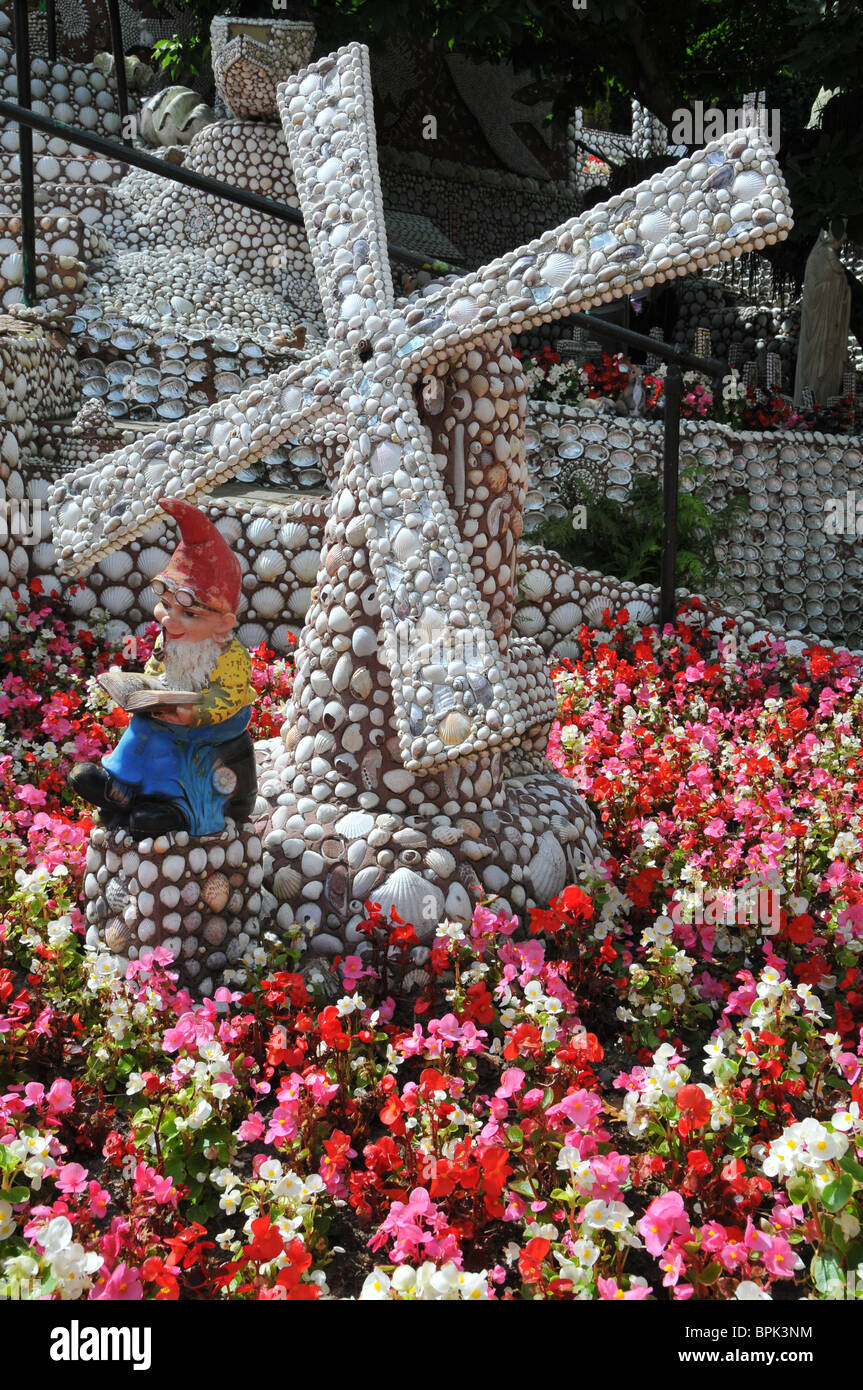 Le Shell Garden, New Jersey, St Brelade Banque D'Images