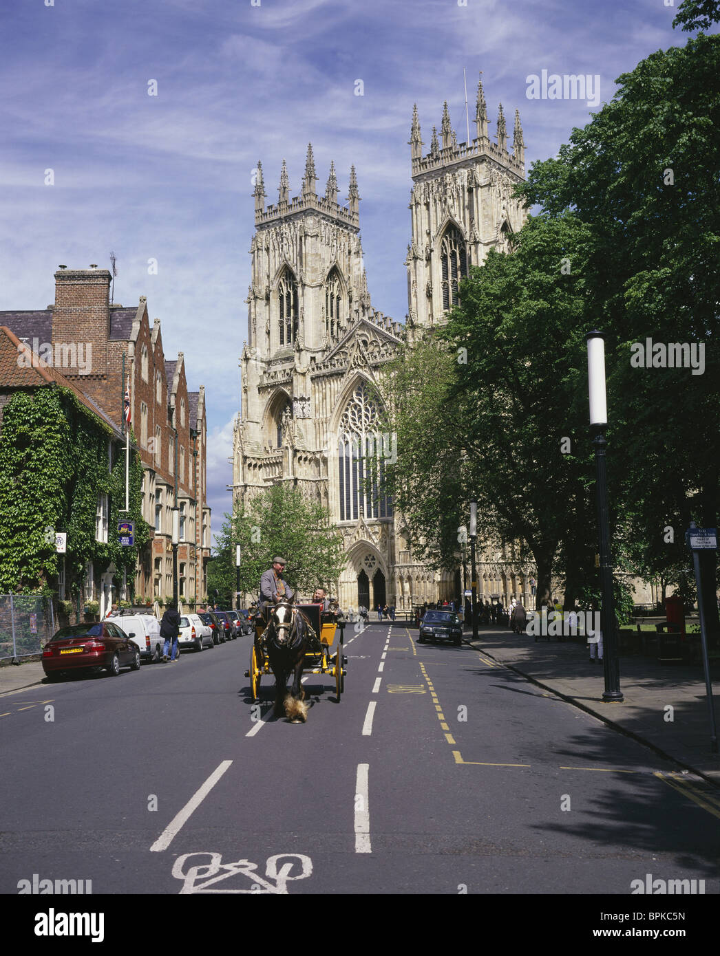 La Cathédrale, York, Yorkshire, Angleterre Banque D'Images