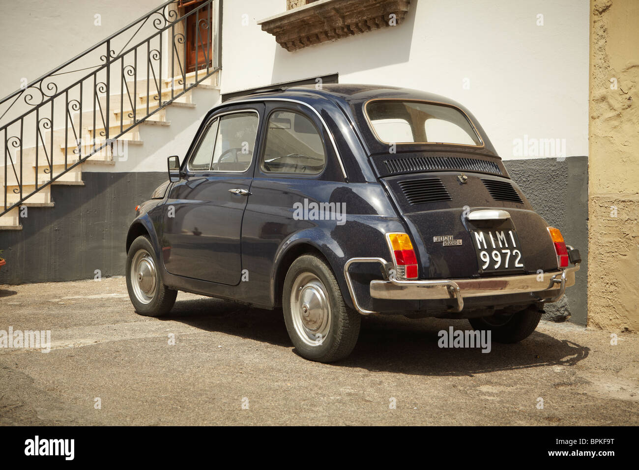 Fiat 500 en Italie du Sud Banque D'Images