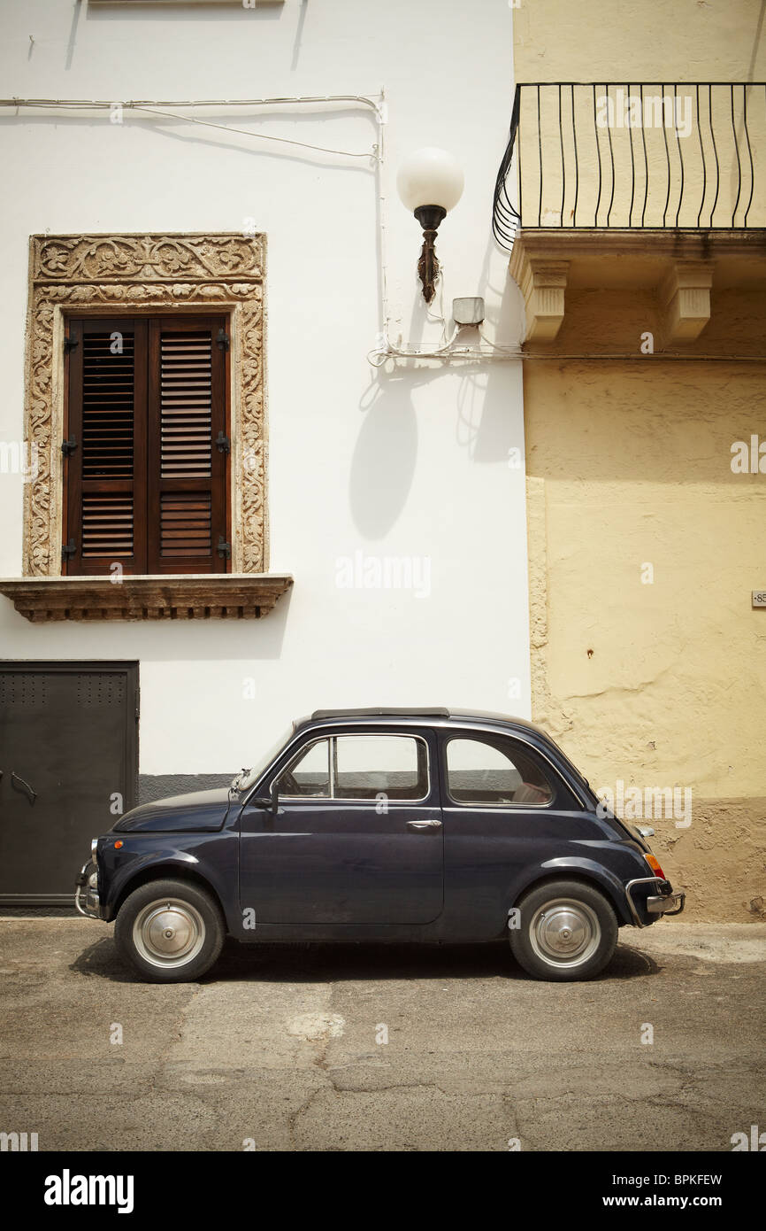 Fiat 500 en Italie du Sud Banque D'Images