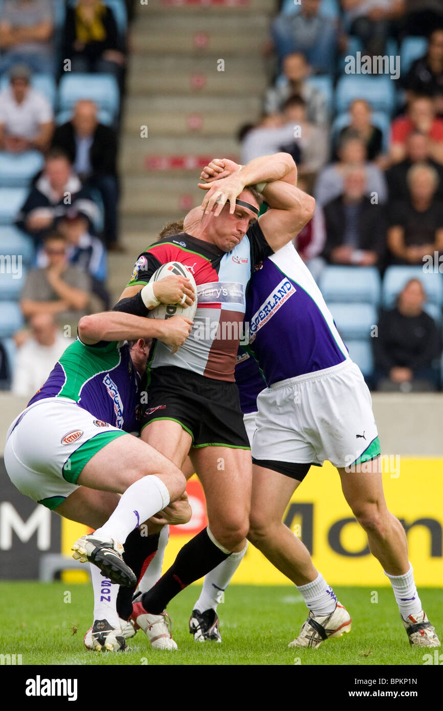 06 septembre 2009 ; Middlesex Twickenham : Harlequins RL v Castleford Tigers jouant dans l'Engager Super League au Stoop Sol Banque D'Images