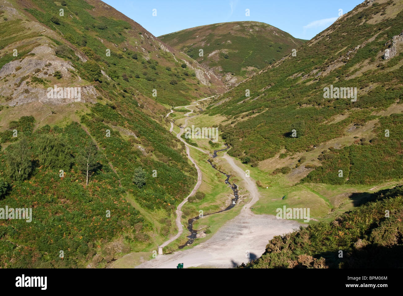 Le moulin à carder de Long Mynd Valley dans le Shropshire. Banque D'Images