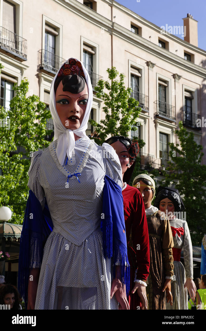 Procession, fêtes de San Isidro Labrador, Madrid, Espagne Banque D'Images