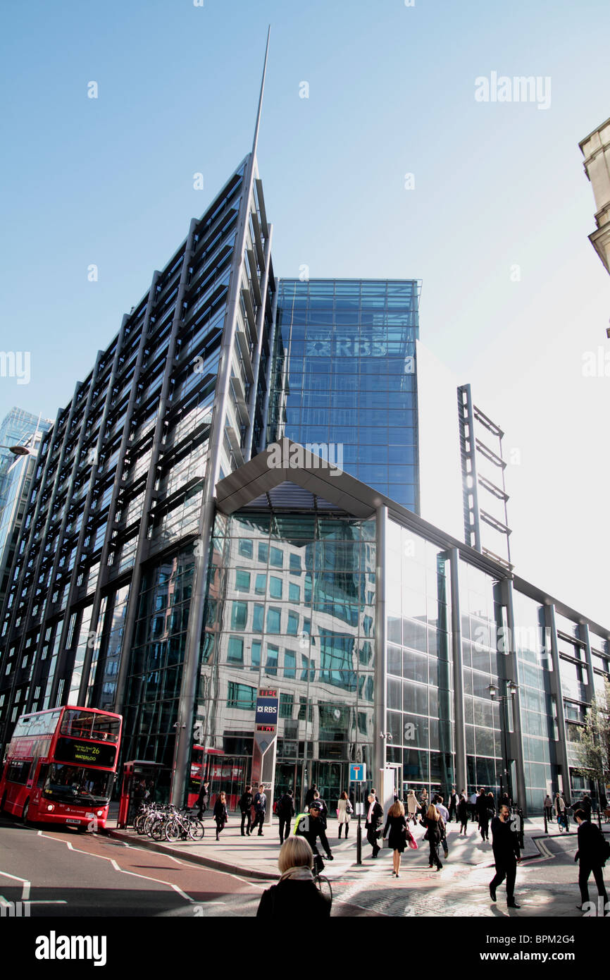 Bâtiment de RBS, City of London Banque D'Images