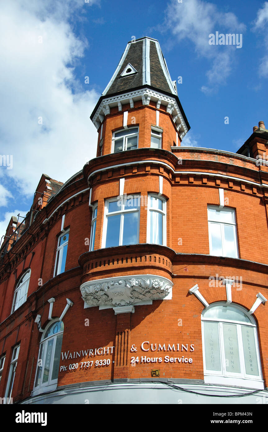 L'architecture du bâtiment, Brixton Road, Brixton, London Borough of Lambeth, Greater London, Angleterre, Royaume-Uni Banque D'Images