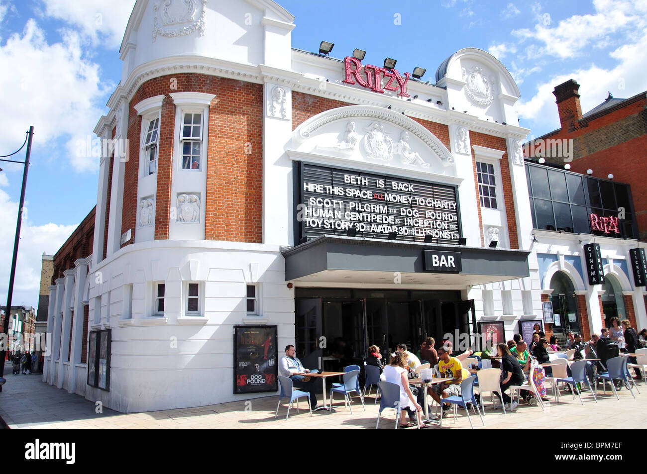 Le Ritzy Cinema, Brixton, Ovale Coldharbor Lane, Brixton, London Borough of Lambeth, Greater London, Angleterre, Royaume-Uni Banque D'Images