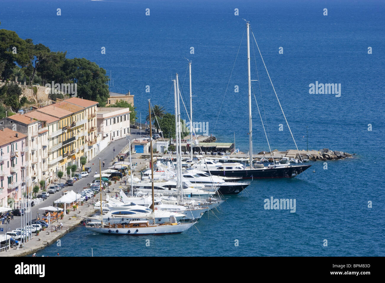 Porto Santo Stefano, Monte Argentario, Maremma, Toscane, Italie Banque D'Images