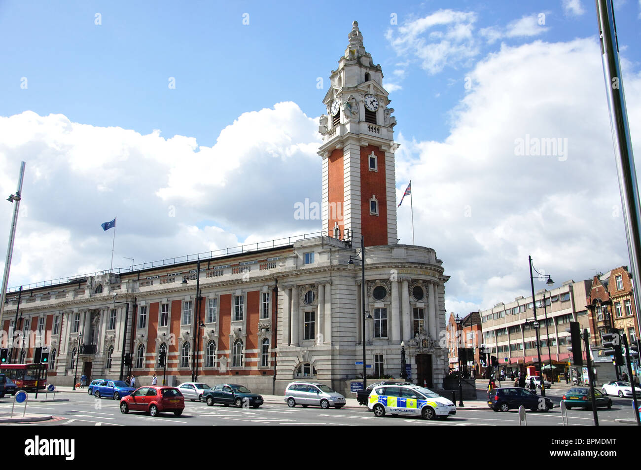 Hôtel de ville de Lambeth, Brixton Hill, Brixton, London Borough of Lambeth, Greater London, Angleterre, Royaume-Uni Banque D'Images