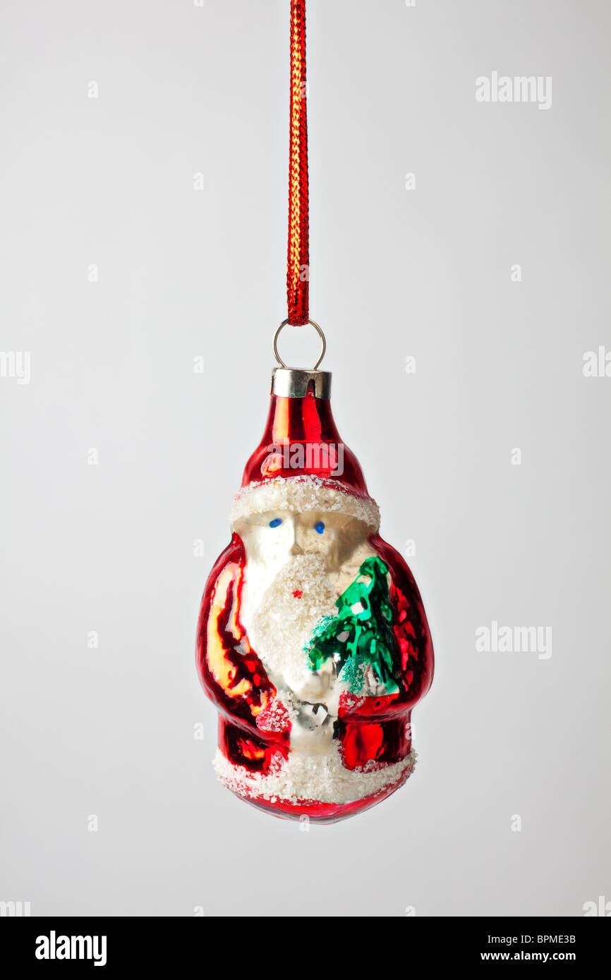 Santa Claus Christmas ornament Banque D'Images