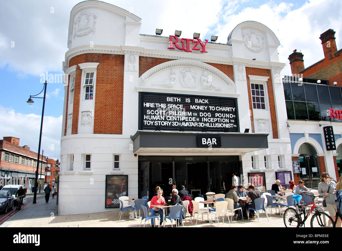 Le Ritzy Cinema, Brixton, Ovale Coldharbor Lane, Brixton, London Borough of Lambeth, Greater London, Angleterre, Royaume-Uni Banque D'Images