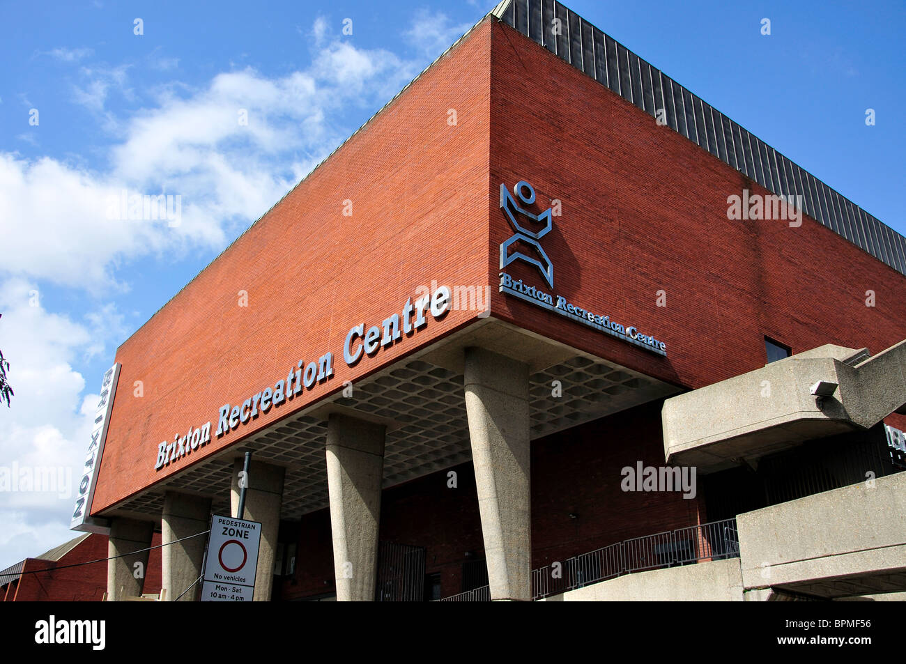 Brixton Recreation Centre, Brixton Station Road, Brixton, London Borough of Lambeth, Greater London, Angleterre, Royaume-Uni Banque D'Images