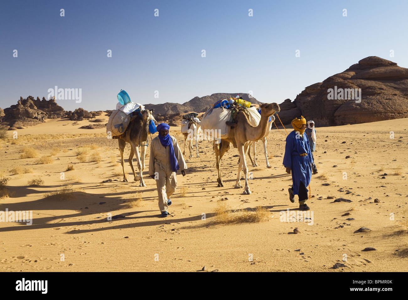 Gérard Roux | Caravane dans le desert