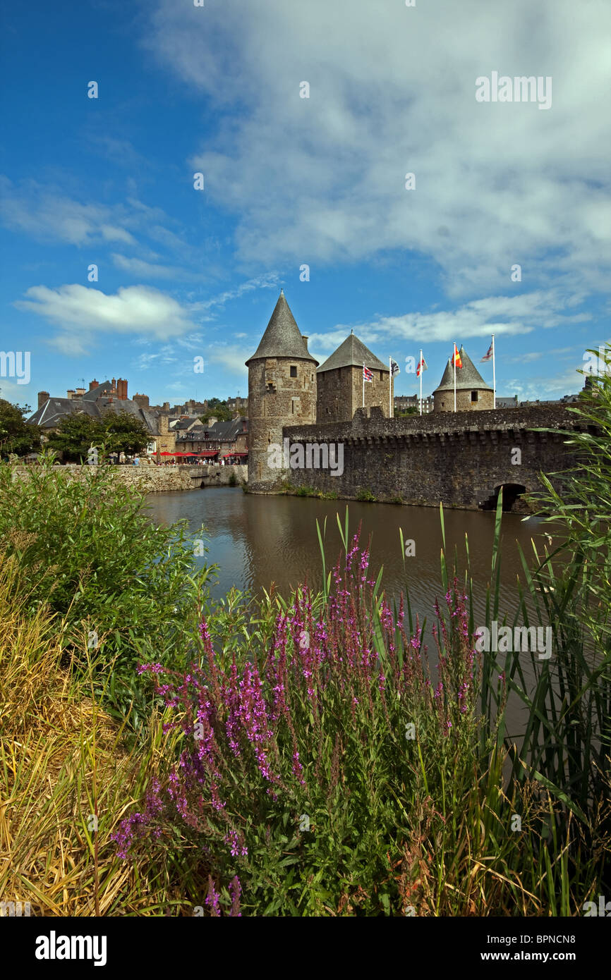 Château de fougères Banque D'Images