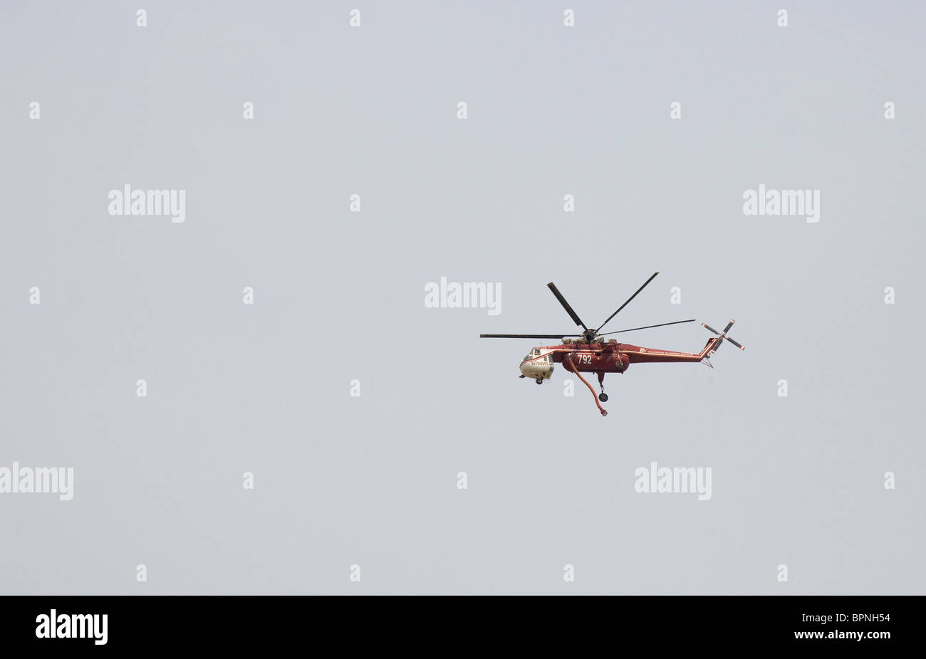 Hélicoptère Chute d'eau Banque D'Images