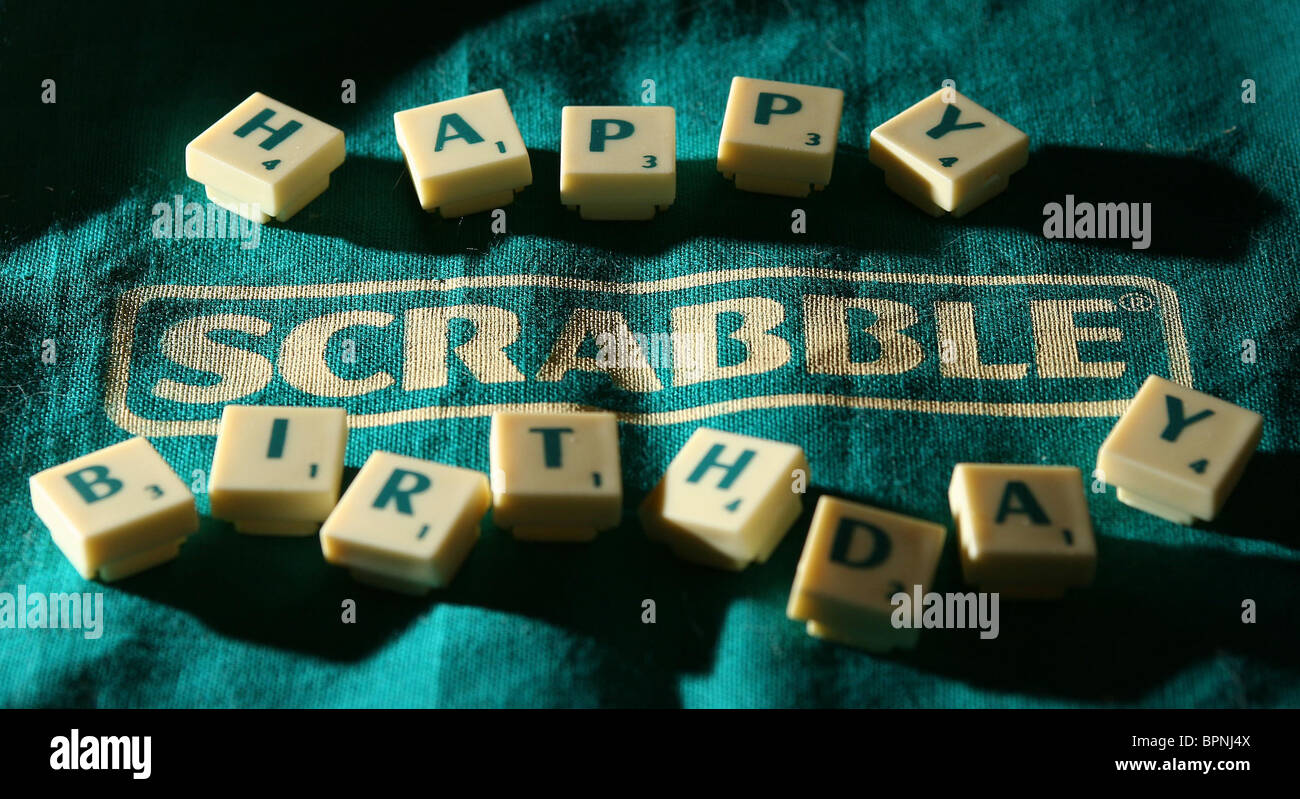 Le Scrabble. Photo par James Boardman. Banque D'Images