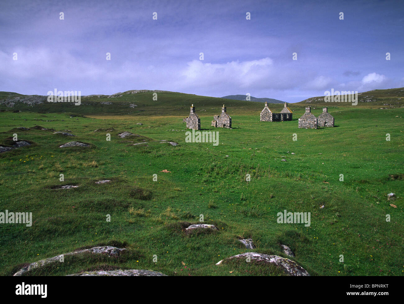 Eorasdail, Vatersay, Outer Hebrides Banque D'Images