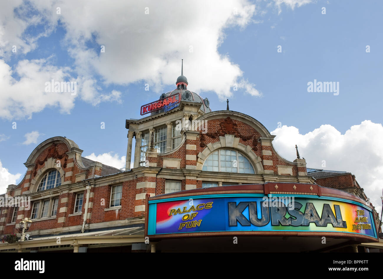 Le Kursaal à Southend on Sea dans l'Essex. Banque D'Images