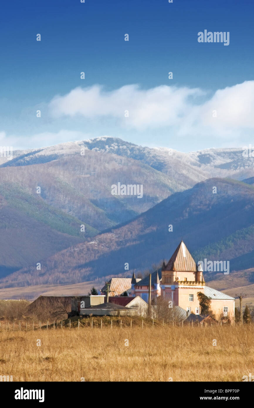 Château Kendeffy de Santamaria Orlea, département de Hunedoara, Roumanie. Banque D'Images Château Kendeffy de Santamaria Orlea, département de Hunedoara, Roumanie. Banque D'Images