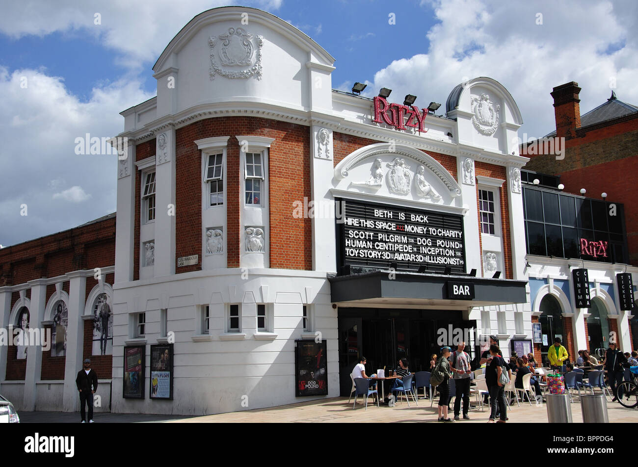 Le Ritzy Cinema, Brixton, Ovale Coldharbor Lane, Brixton, London Borough of Lambeth, Greater London, Angleterre, Royaume-Uni Banque D'Images