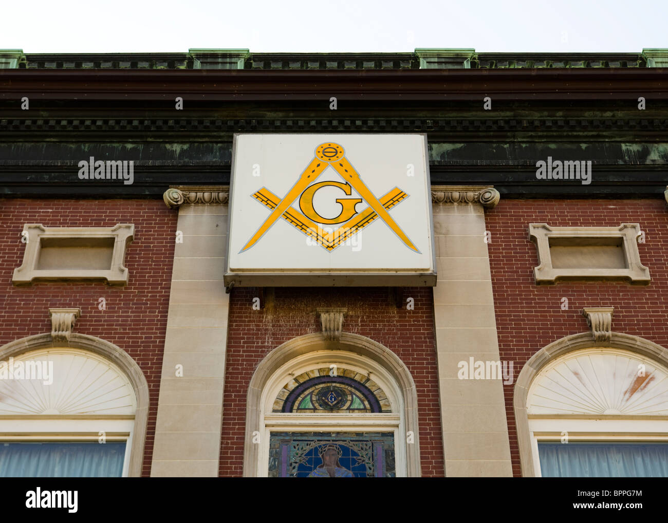 Temple maçonnique Banque D'Images