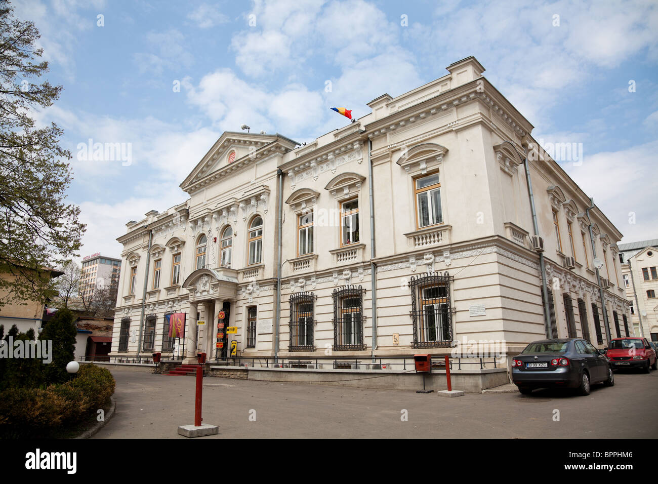 Le bâtiment principal de la Poste Roumaine de Iasi, Roumanie. Banque D'Images