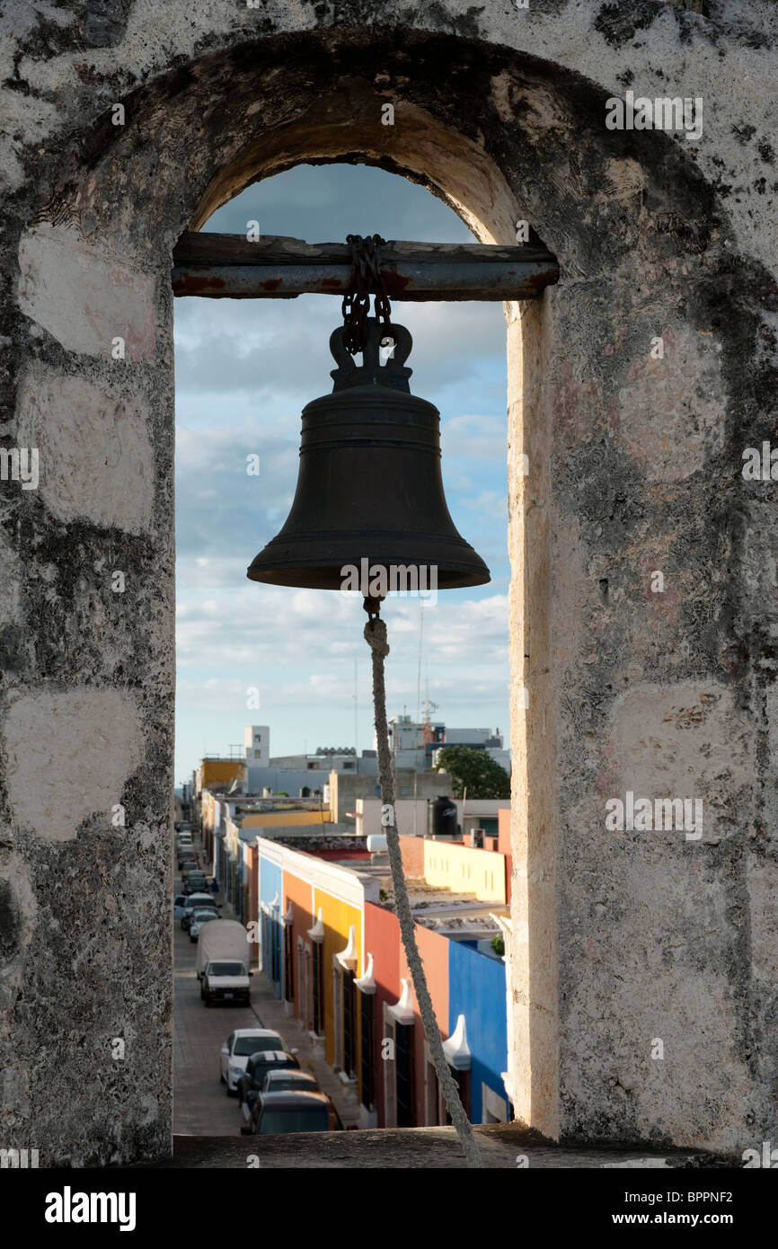 Puerta de Tierra, l'entrée de la vieille ville, Campeche, le Yucatan, Mexique Banque D'Images