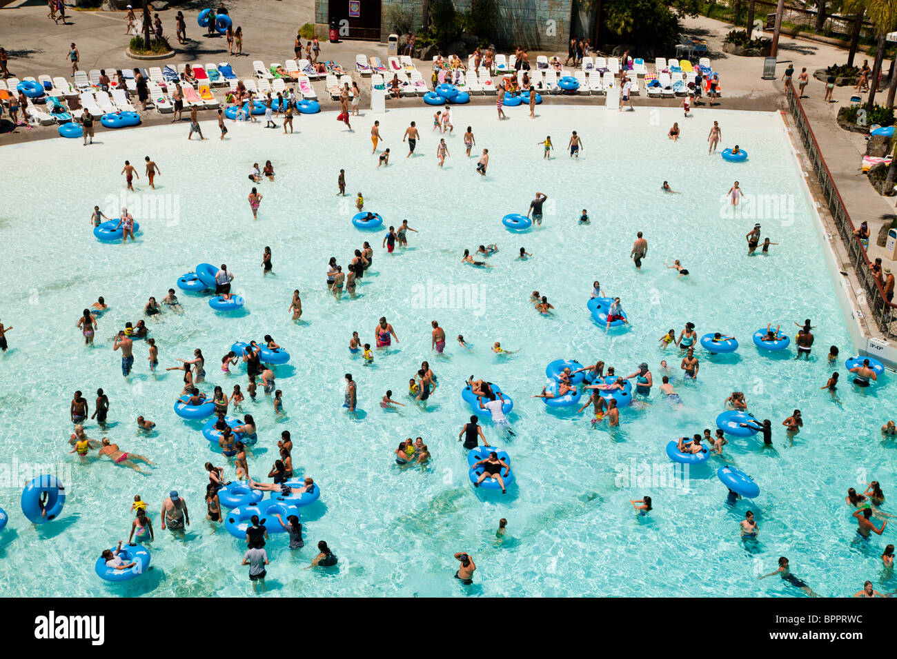 Six Flags Hurricane Harbor Water Park, Valencia, California, United States of America Banque D'Images