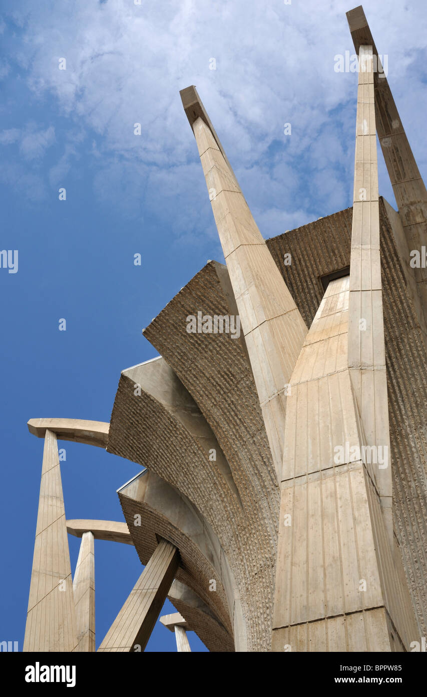 L'église Santa Maria de Loreto, Javea, Costa Blanca, Espagne Banque D'Images