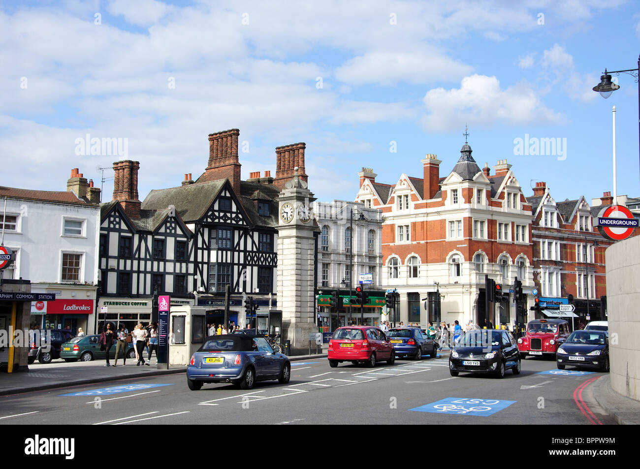 Clapham High Street, Clapham, London Borough of Lambeth, Greater London, Angleterre, Royaume-Uni Banque D'Images