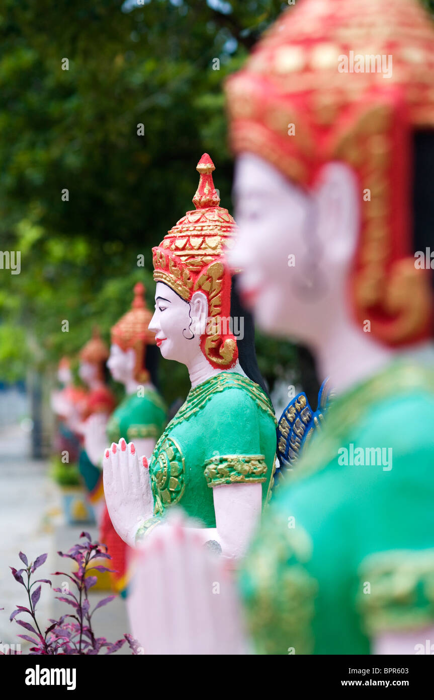 Wat Botum, Phnom Penh, Cambodge Banque D'Images