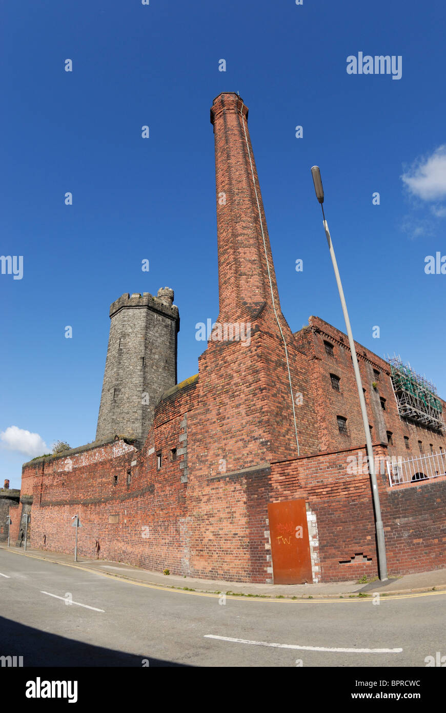 Stanley Dock Liverpool dans les bâtiments classés Grade II Banque D'Images