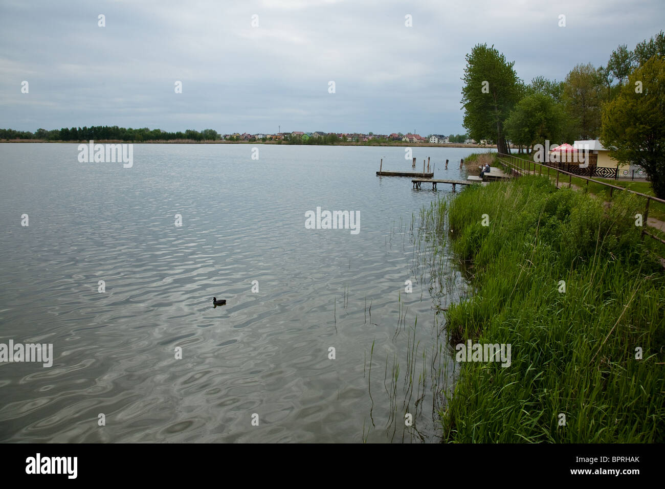 Mielno est un village à Koszalin de Mecklembourg-Poméranie-Occidentale. Banque D'Images