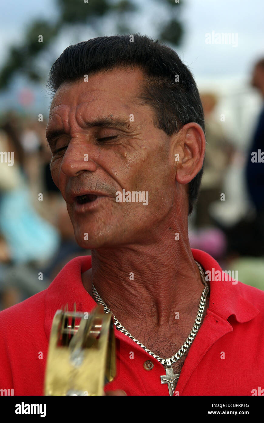 Festivités ethnographiques du Saint-Esprit / esprit dans les Açores Banque D'Images