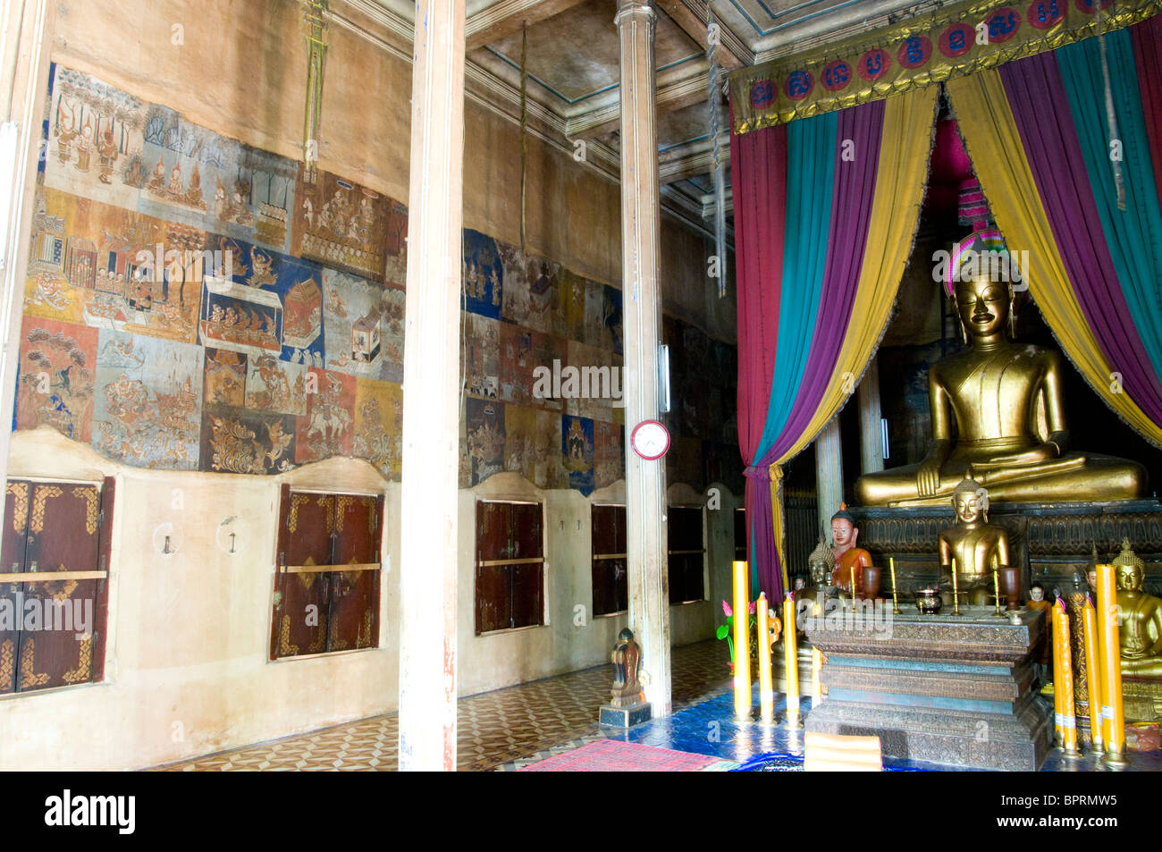 Wat Bo, à Siem Reap, Cambodge Banque D'Images
