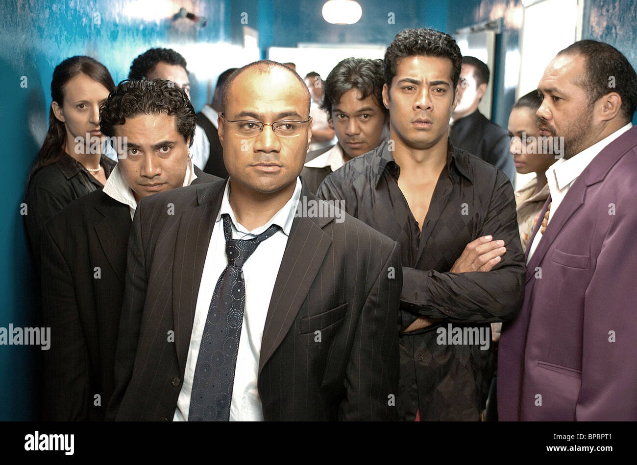 BONJOUR,KIGHTLEY,LELISI,MAGASIVA,FANE, MARIAGE DE SAMOAN, 2006 Banque D'Images