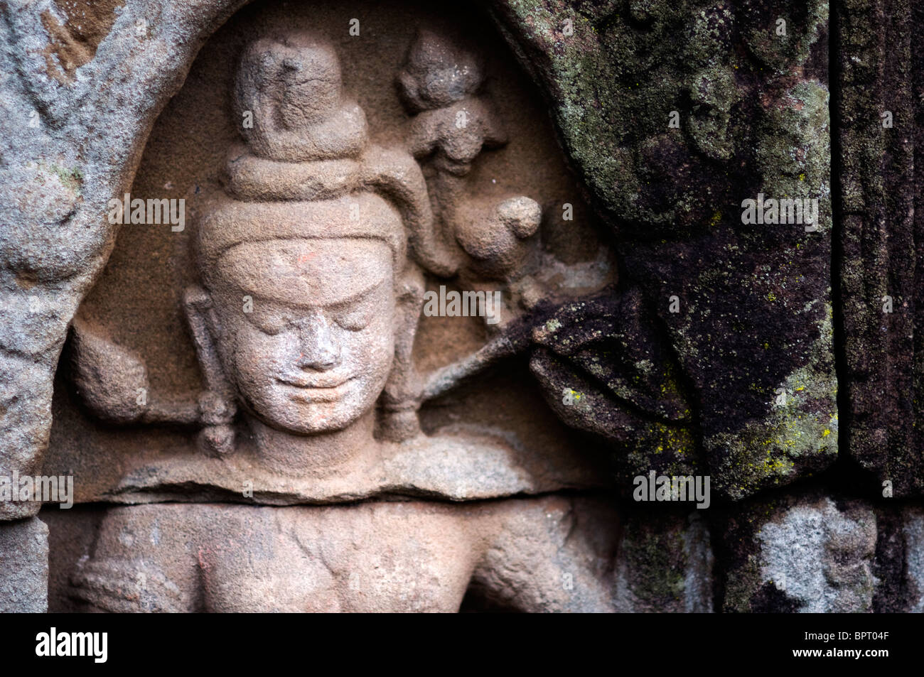 Wat Nokor, Kompong Cham, au Cambodge Banque D'Images