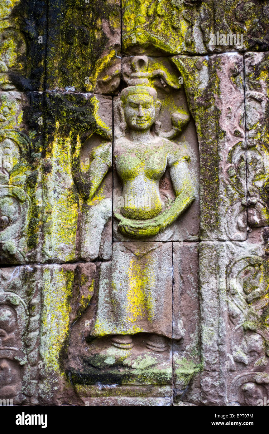 Wat Nokor, Kompong Cham, au Cambodge Banque D'Images