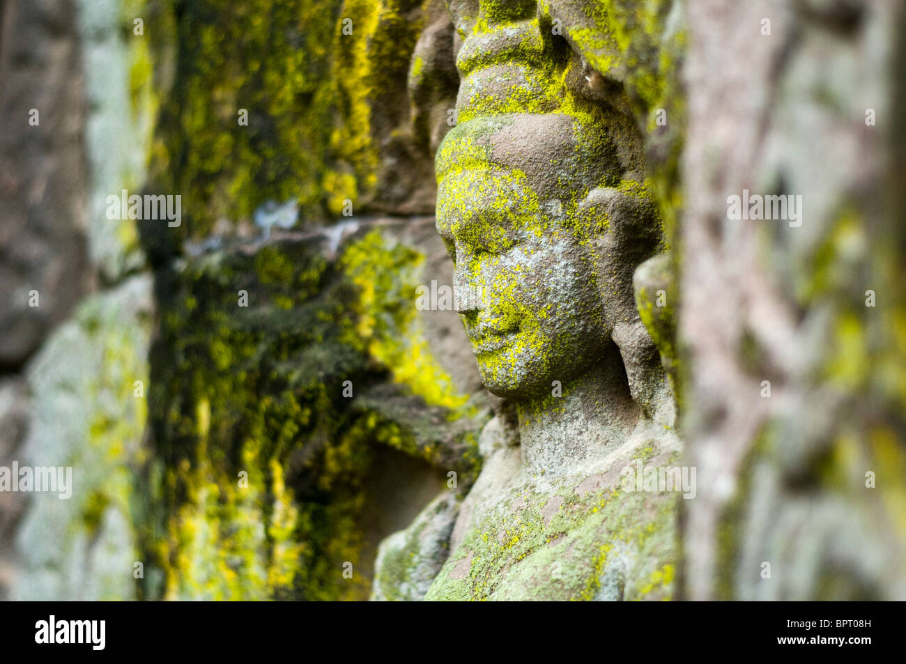 Wat Nokor, Kompong Cham, au Cambodge Banque D'Images