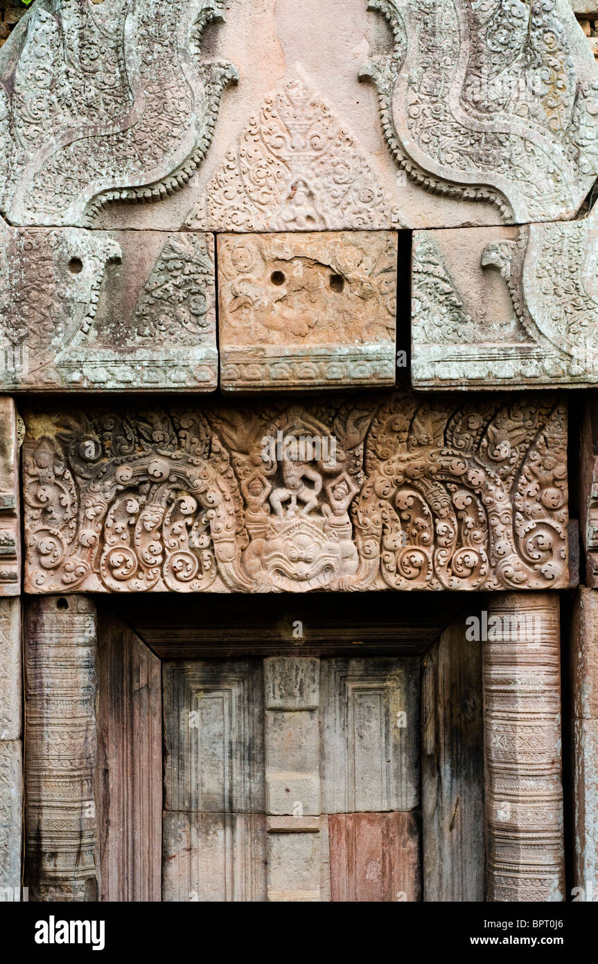 Phnom Chissor, Takeo, au Cambodge Banque D'Images